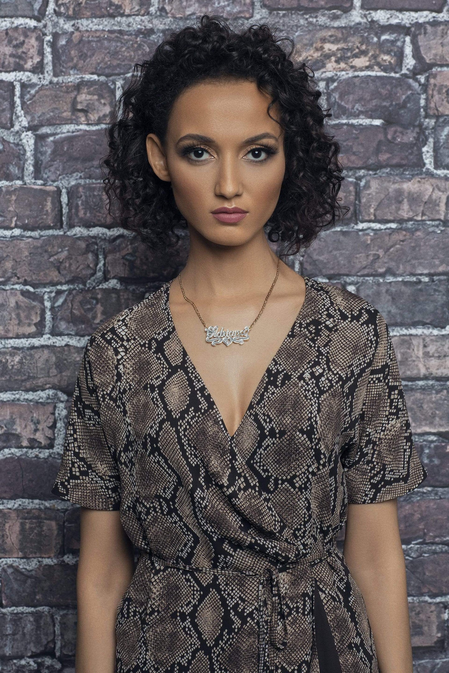 Ari&Lia Double Plated Necklaces Double Plated With Diamond Accent