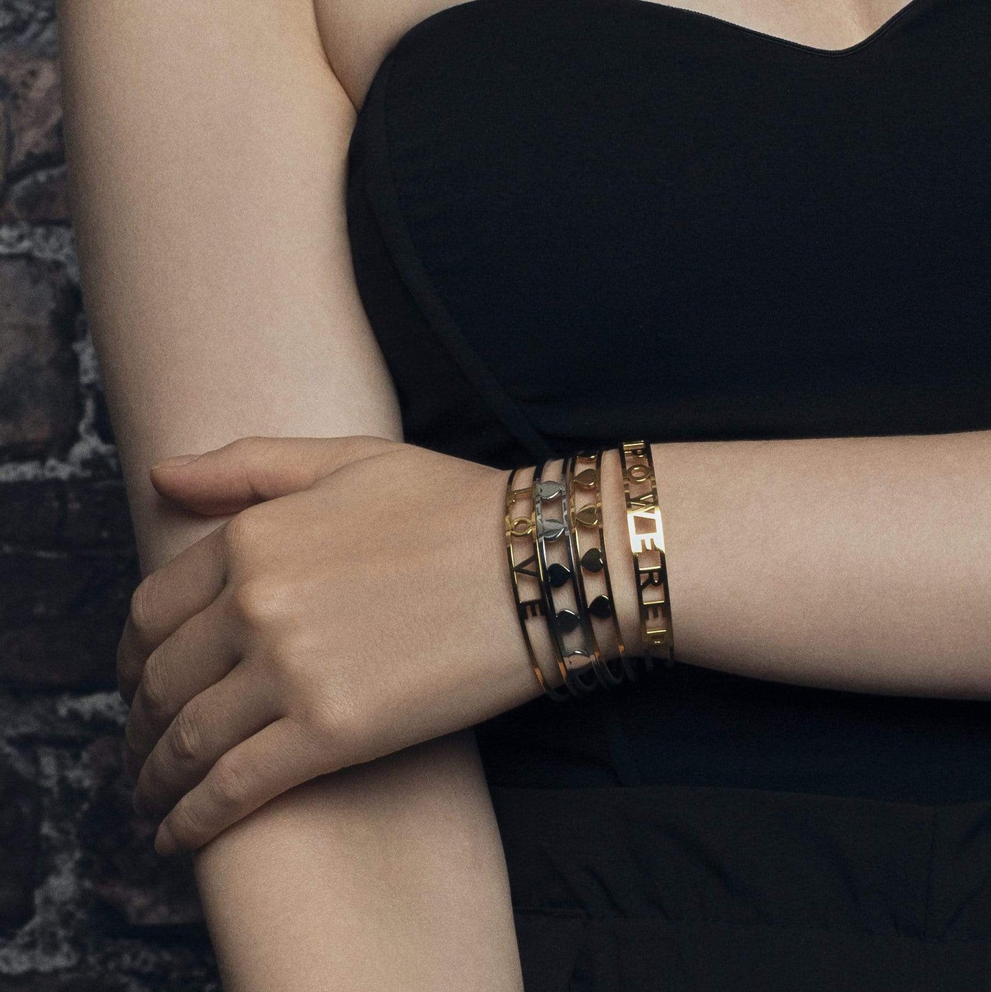 Ari&Lia Empowered Bangles Brave Adjustable Empowered Bangle