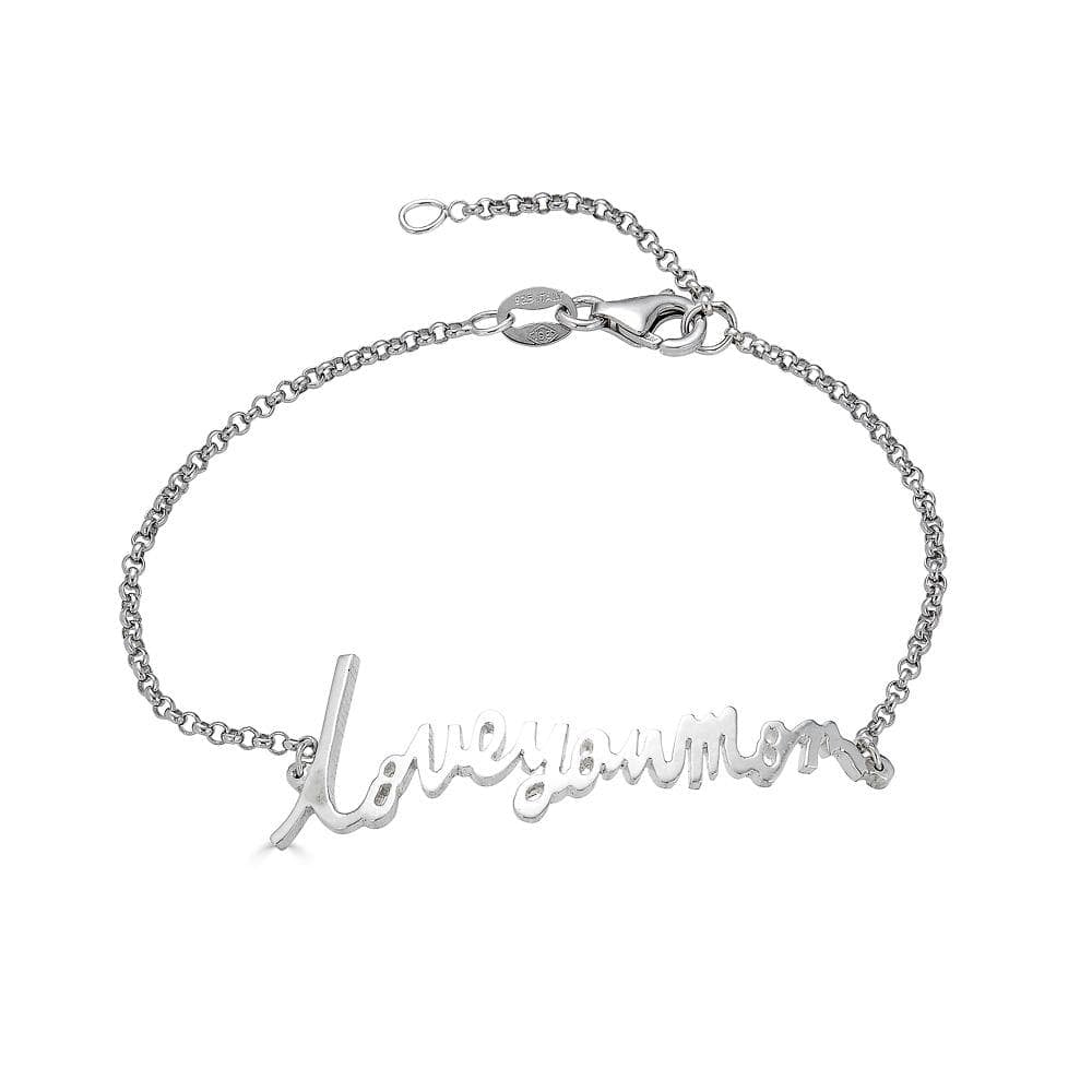 Ari&Lia Delicate Sterling Silver Personalized Signature Name Bracelet NB5047-SS