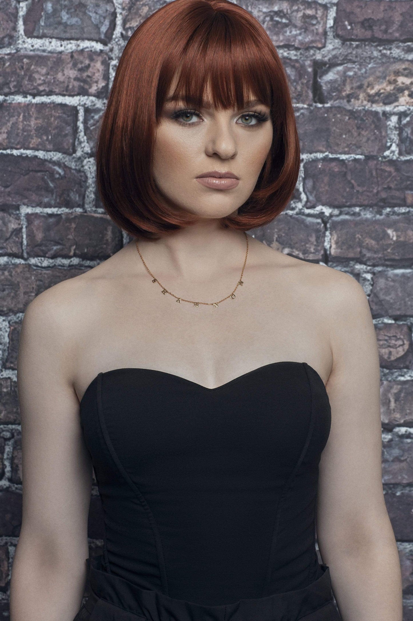 Ari&Lia Trendy Block Spaced Out Name Necklace