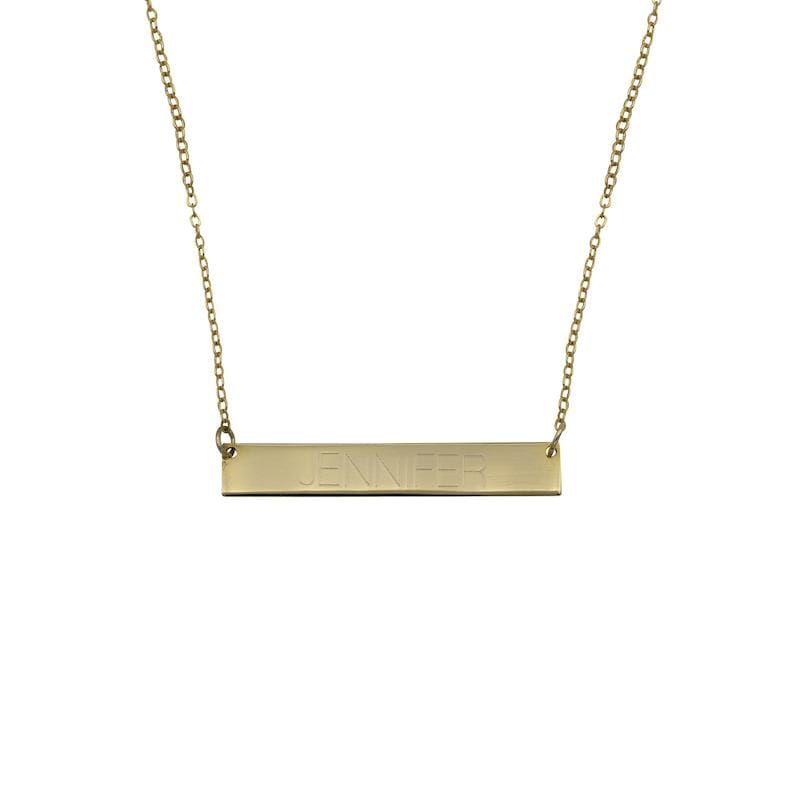 Ari&Lia Trendy Kids Bar with Name Engraved Block Letters.