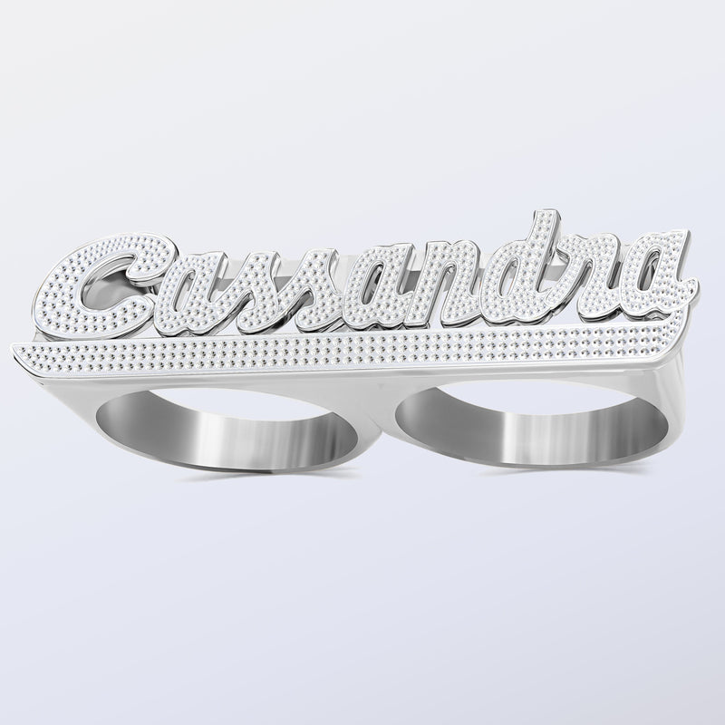 Two Finger Name Ring