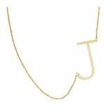 Ari&Lia 14K Name Necklace 14K Block Initial Necklace