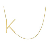 Ari&Lia 14K Name Necklace 14K Block Initial Necklace