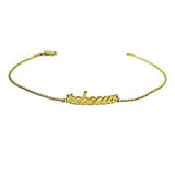 Ari&Lia 14K Bracelets 14K Yellow Gold 14K Script Mini Name Bracelet NB90043-SCRIPT-14K-YG