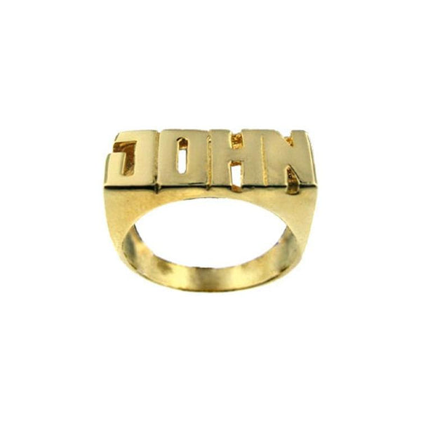 Custom block store letter rings