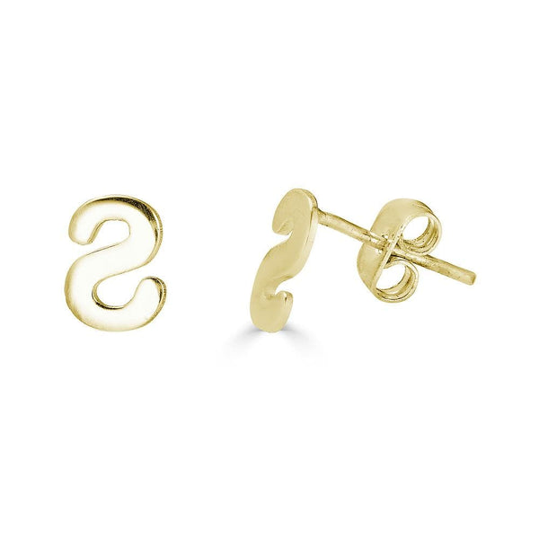 Ari&Lia Stud Earrings 18K Gold Over Silver Stud Earrings 6007-GPSS