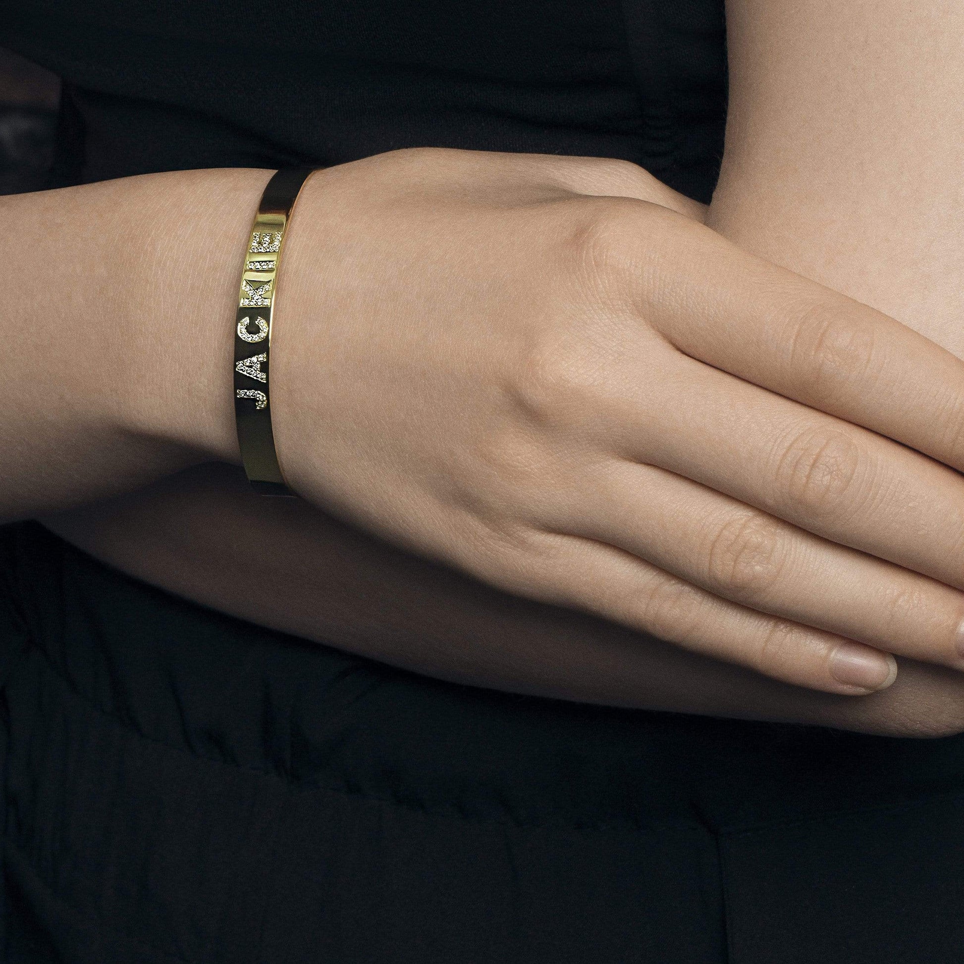 Ari&Lia Delicate Customize Diamond Bangle