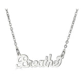 Ari&Lia Empowered Name Necklaces Breathe Empowered Name Necklace