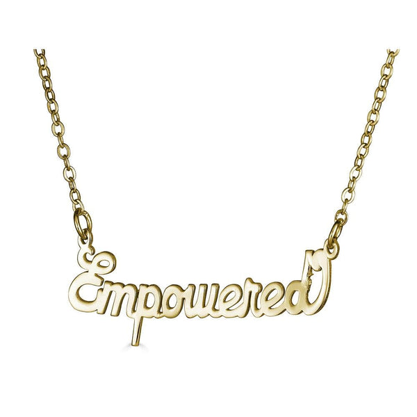 Ari&Lia Empowered Name Necklaces Empowered Name Necklace