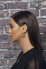 Ari&Lia Hoop Earrings Hoop Earrings With Diamond Accent