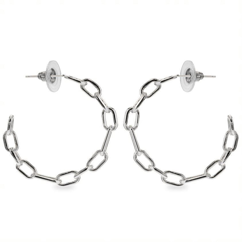Ari&Lia Hoop Earrings Paper Clip Hoop Earrings