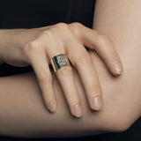 Ari&Lia Name Rings Hand Engraved Cuff Ring