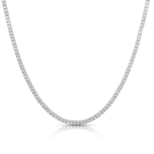 Ari&Lia PAPERCLIP COLLECTION Tennis Necklace with Cubic Zirconia