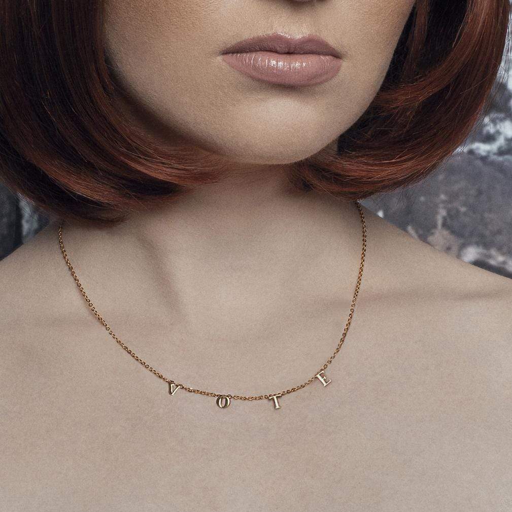 Ari&Lia Trendy Trending Vote Necklace