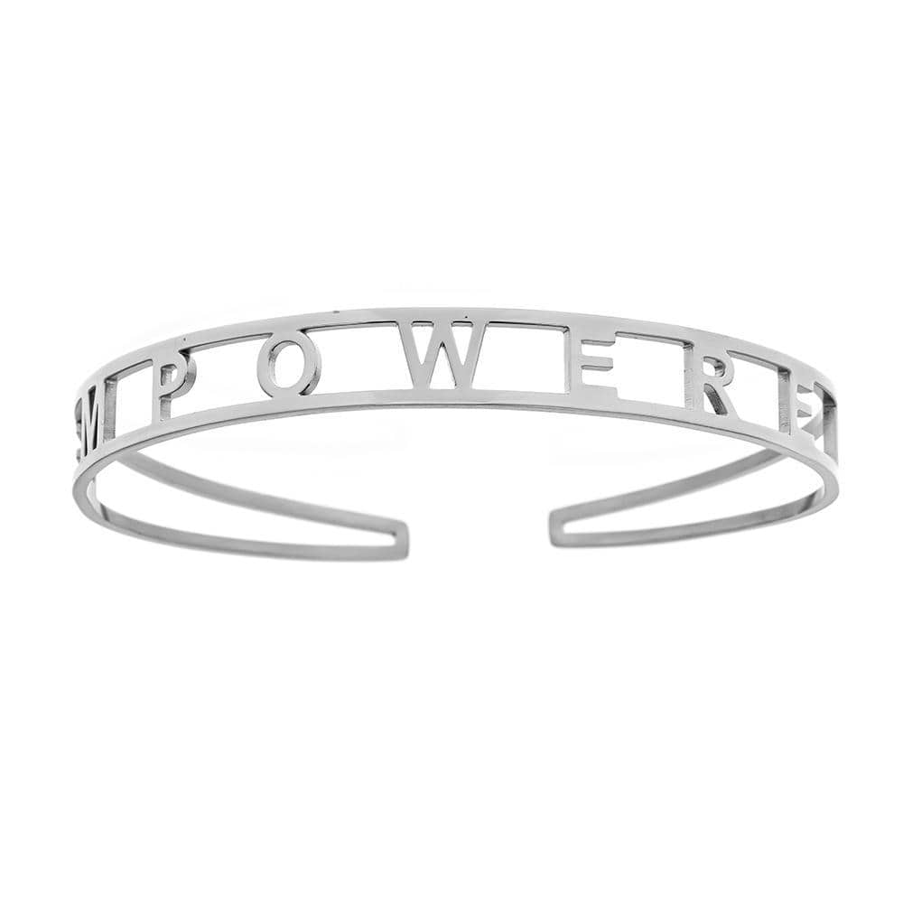 Ari&Lia Empowered Bangles White Empowered Adjustable Bangle